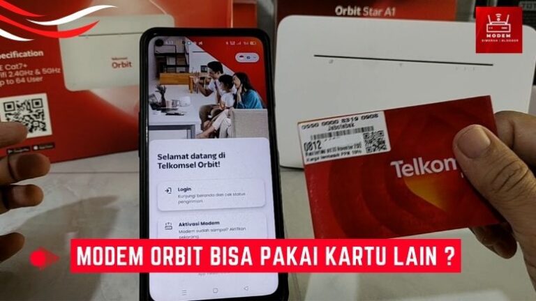 Apakah Modem Orbit Bisa Pakai Kartu Lain