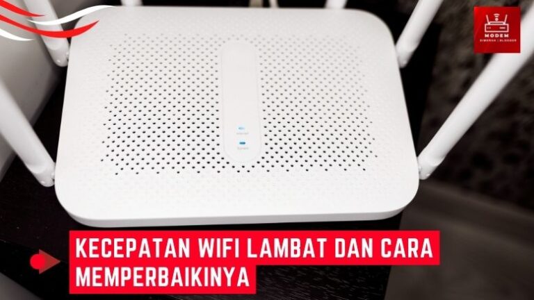 Kecepatan Wifi Lambat