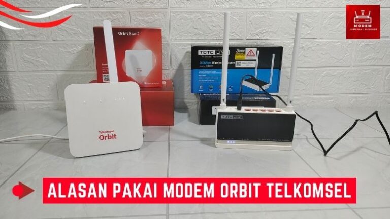 alasan pakai modem orbit telkomsel