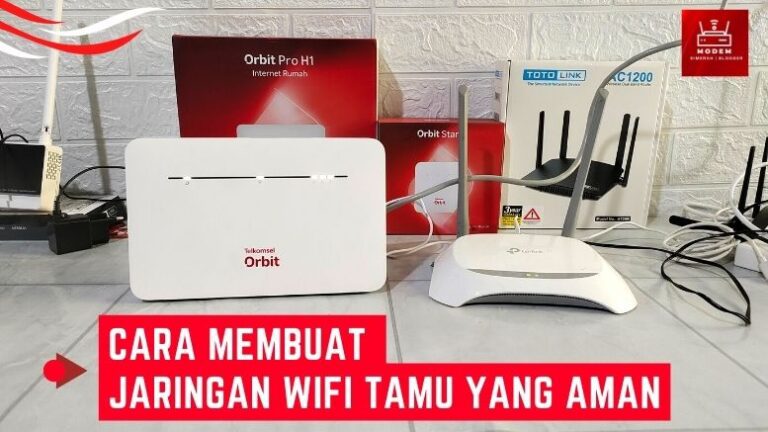 cara membuat jaringan wifi tamu yang aman