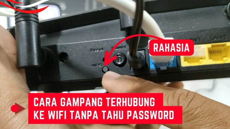 Cara Terhubung Ke Wifi Tanpa Kata Sandi