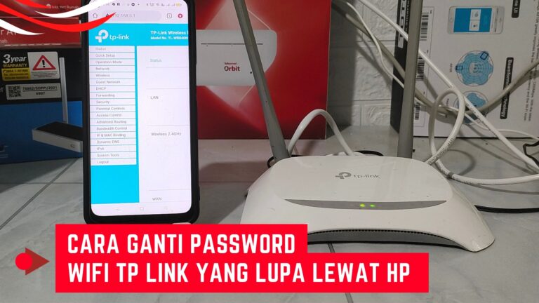 Cara Ganti Password WiFi TP Link Lewat Android dan Laptop